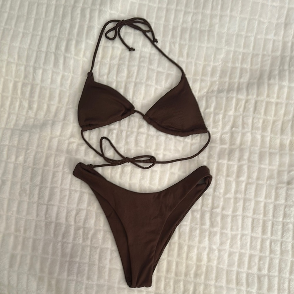 Brown Bikini Set